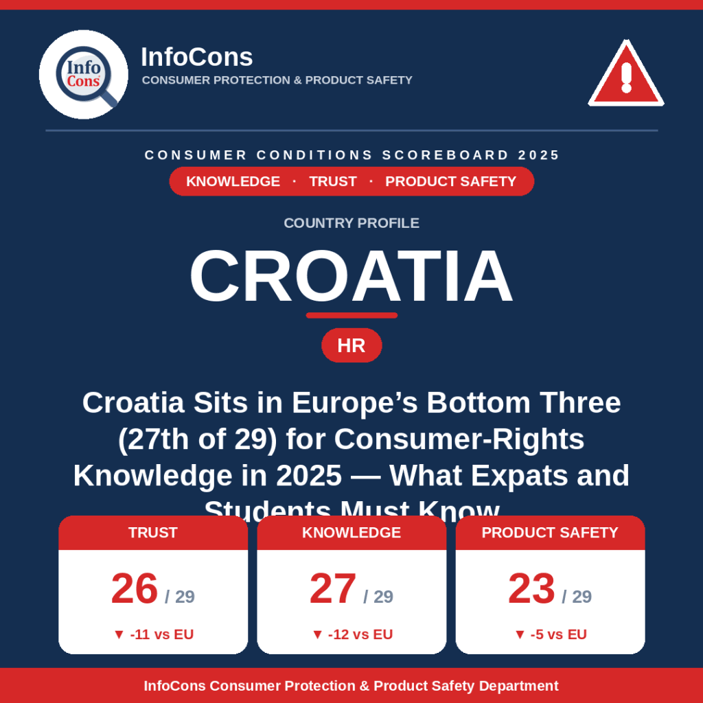 Croatia Sits in Europe's Bottom Three for Consumer-Rights Knowledge in 2025 - What Expats and Students Must Know