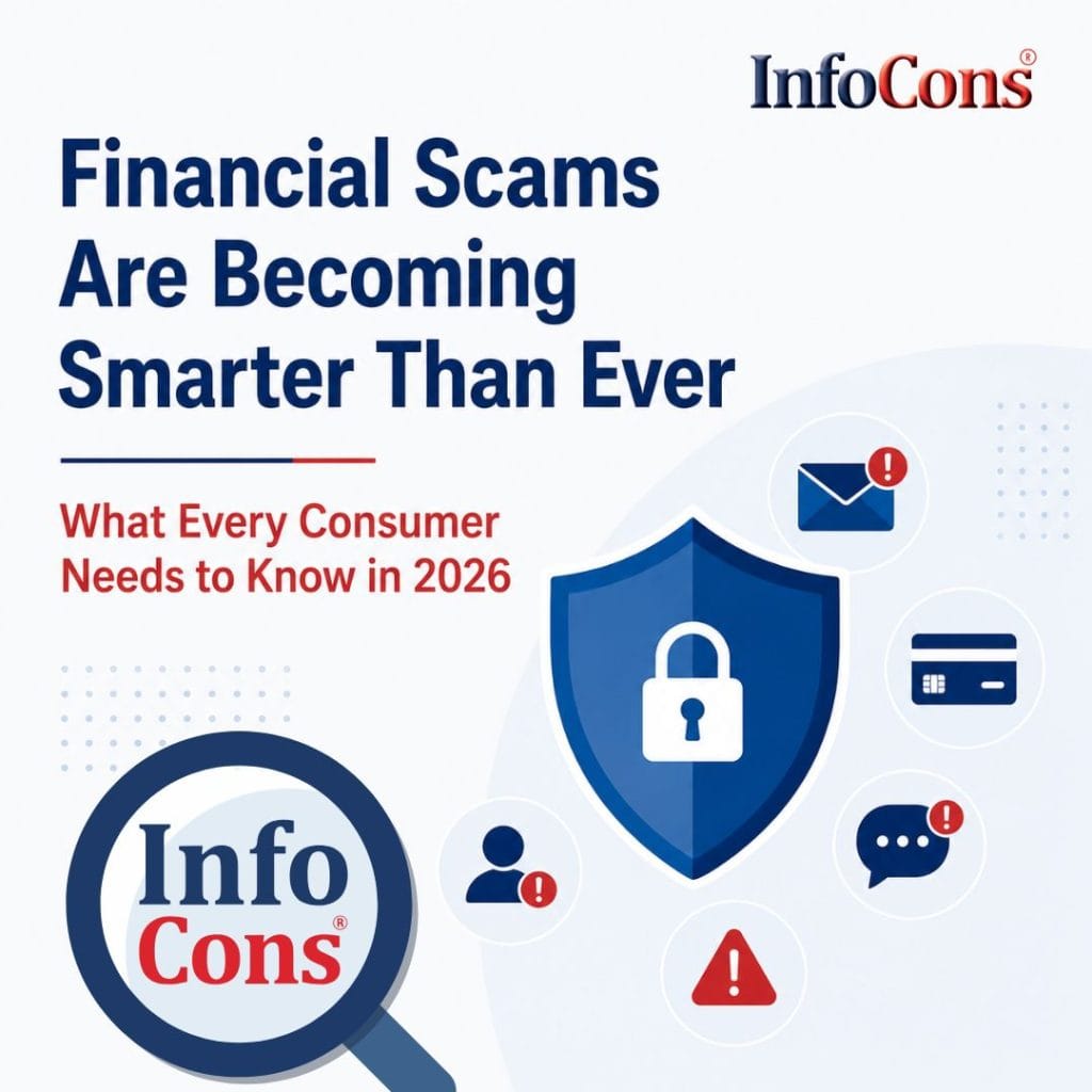 Financial Scams Are Becoming Smarter Than Ever : What Every Consumer Needs to Know in 2026 – InfoCons Consumer Protection Informs You!