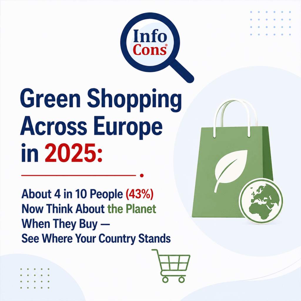 Green Shopping Across Europe in 2025 : About 4 in 10 People Now Think About the Planet When They Buy — See Where Your Country Stands