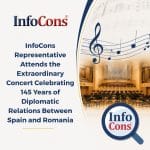 InfoCons Consumer Protection Representative Attends the Extraordinary Concert Celebrating 145 Years of Diplomatic Relations Between Spain and Romania