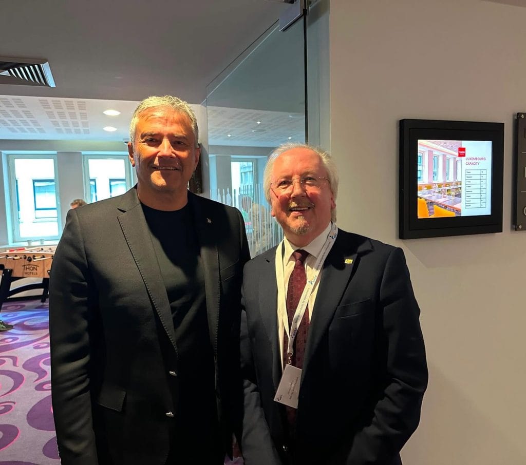 Meeting between Mr. Sorin Mierlea, President of InfoCons Consumer Protection, and Mr. Dermott Jewell, President of ANEC