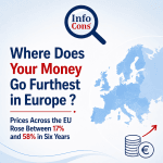 Where Does Your Money Go Furthest in Europe ? Prices Across the EU Rose Between 17% and 58% in Six Years