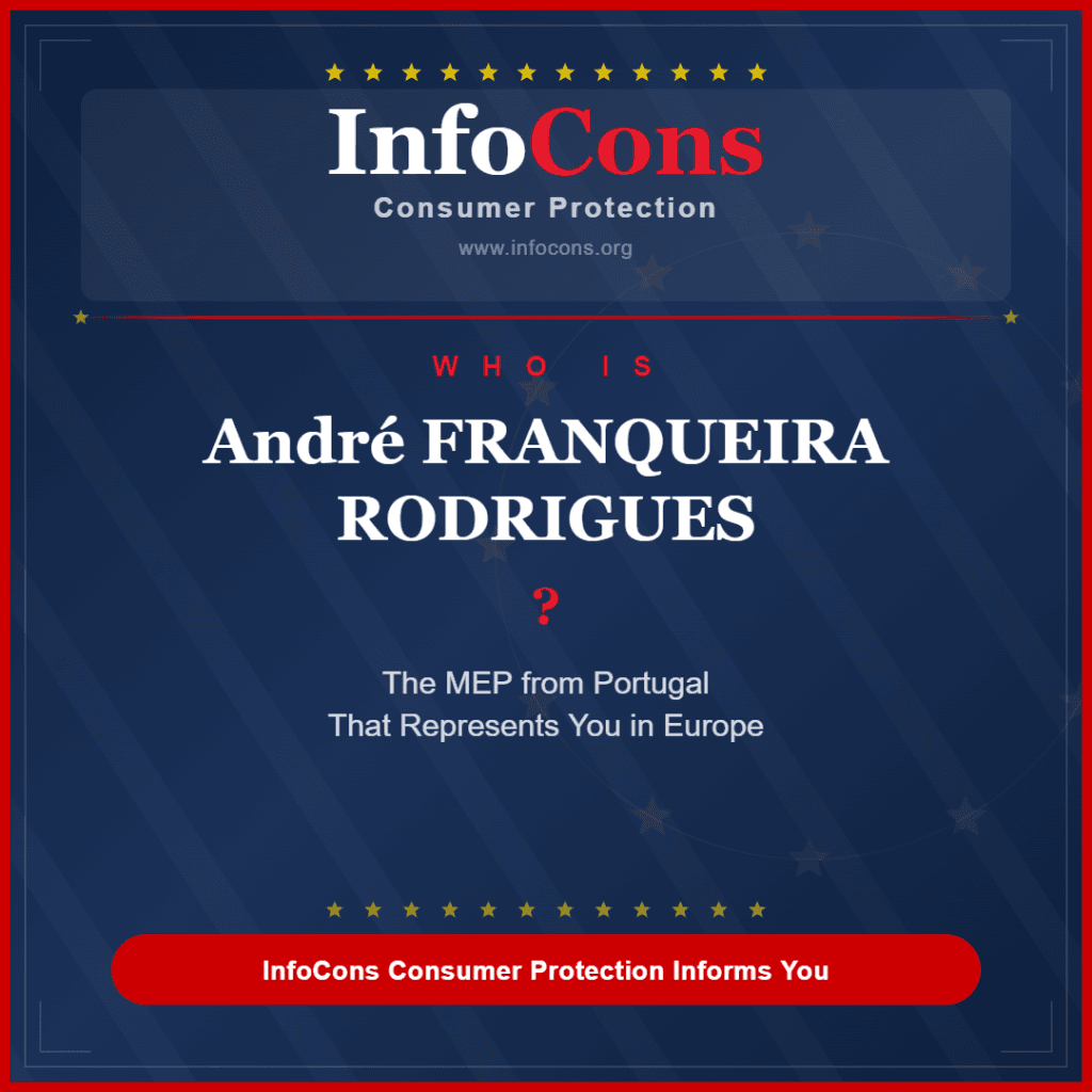 Who is André FRANQUEIRA RODRIGUES ? The MEP from Portugal That Represents You in Europe - InfoCons Consumer Protection Informs You