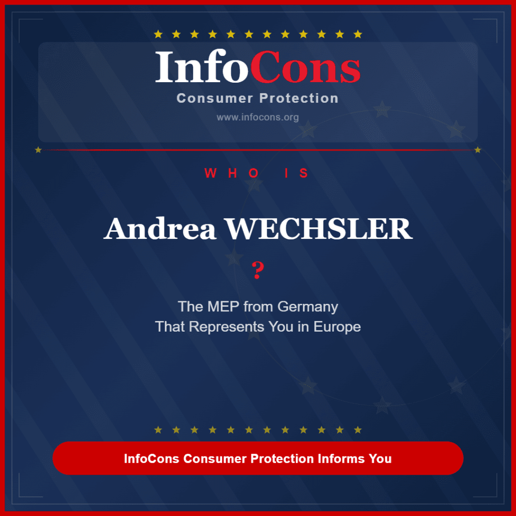 Who is Andrea WECHSLER ? The MEP from Germany That Represents You in Europe - InfoCons Consumer Protection Informs You