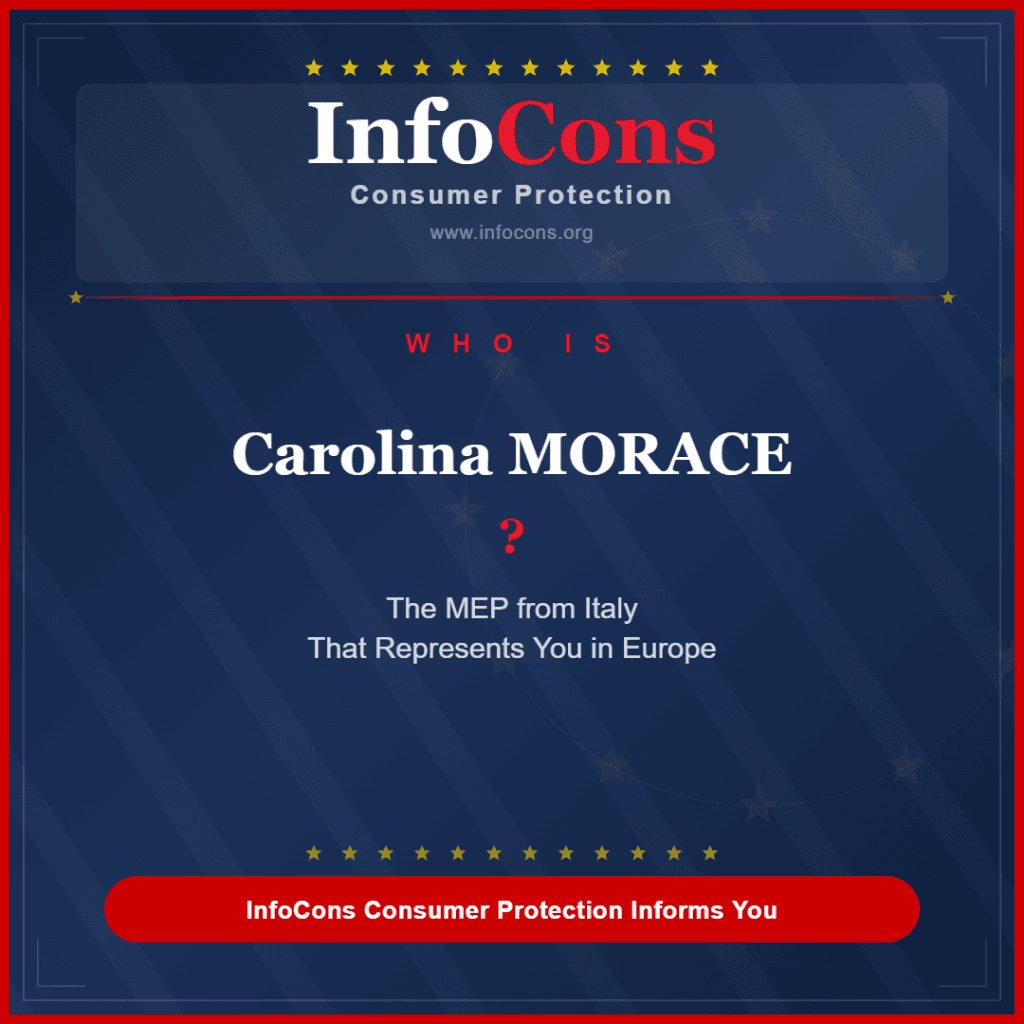 Who is Carolina MORACE ? The MEP from Italy That Represents You in Europe - InfoCons Consumer Protection Informs You