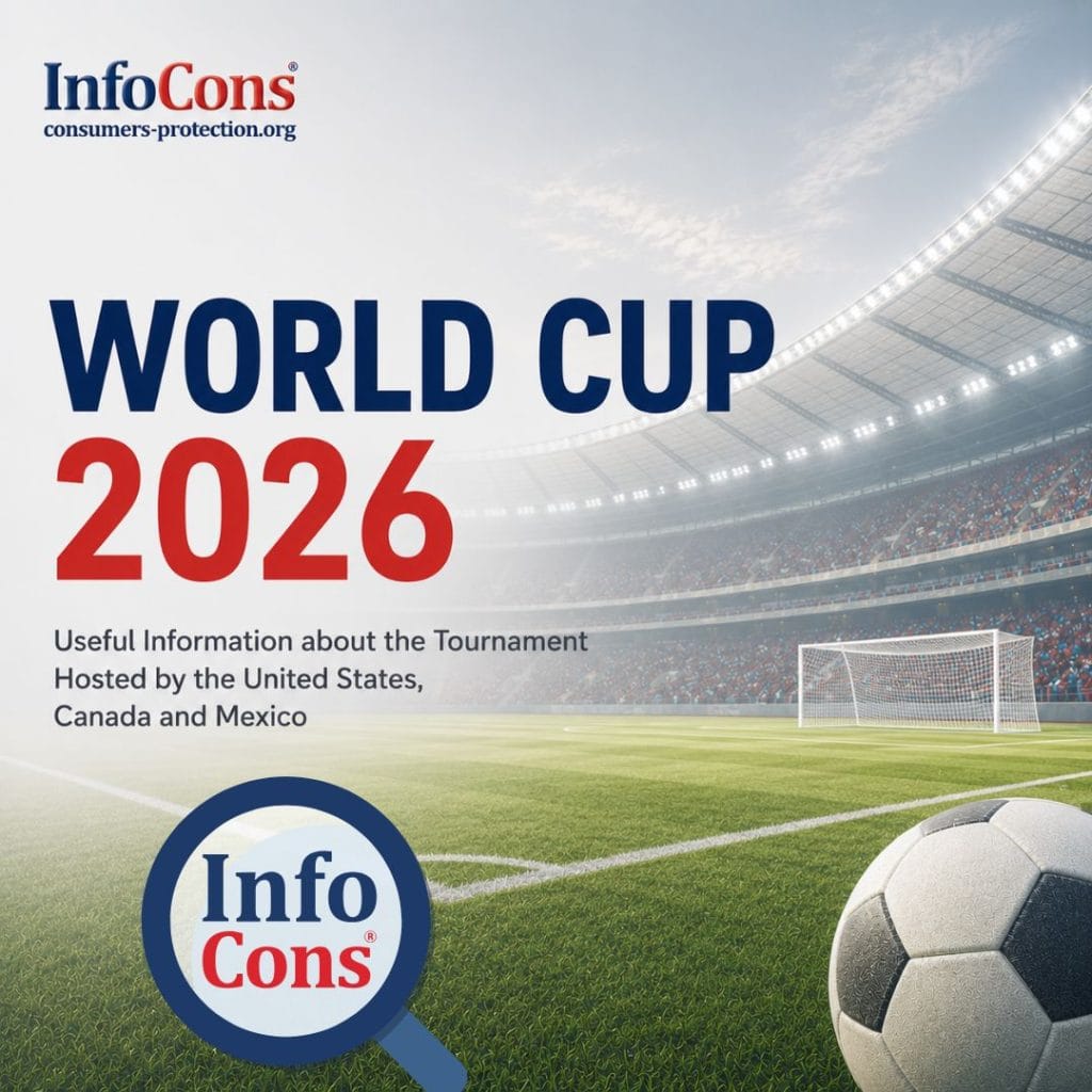 World Cup 2026 : Useful Information About the Tournament Hosted by the United States of America , Canada and Mexico – InfoCons Consumer Protection Keeps You Informed !