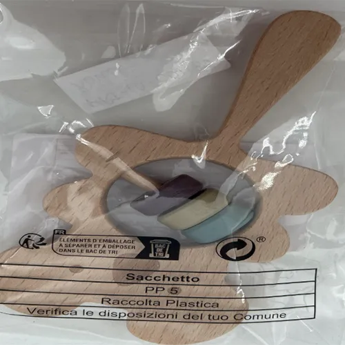Wooden rattle, in the shape of a koala.
