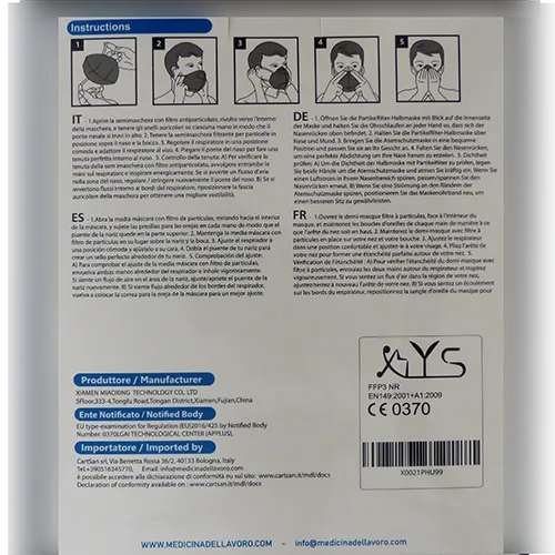 Medicina del Lavoro - Particle filter mask