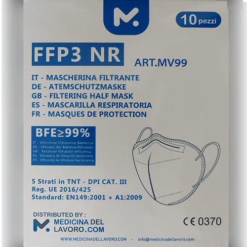 Medicina del Lavoro - Particle filter mask
