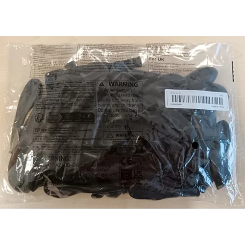 Pack of 62 5-inch black latex balloons.