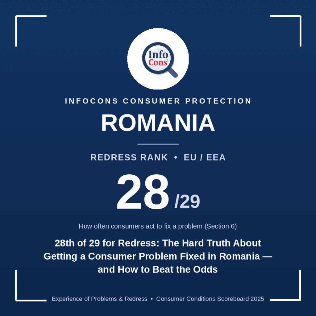 28th of 29 for Redress - The Hard Truth About Getting a Consumer Problem Fixed in Romania - and How to Beat the Odds