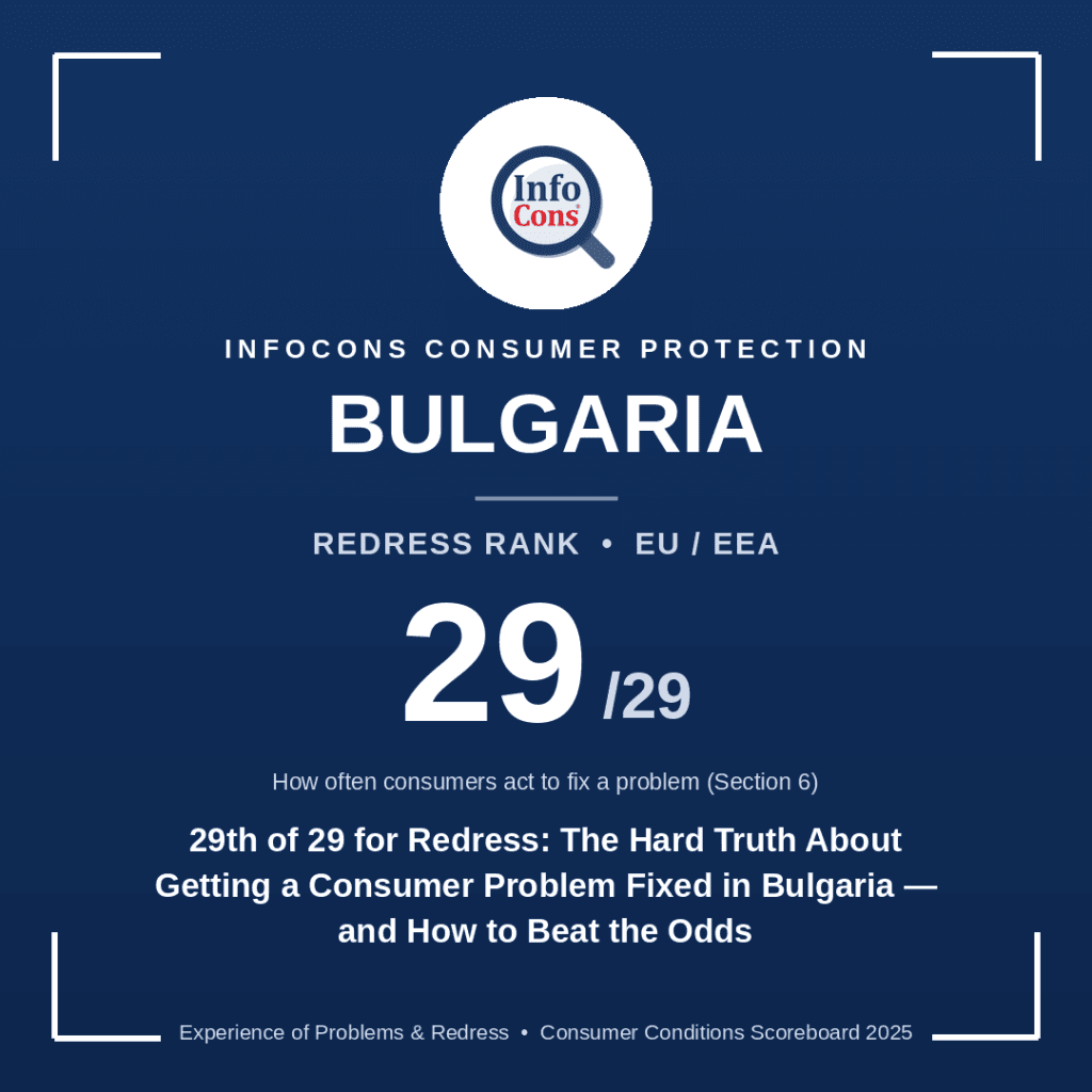 29th of 29 for Redress - The Hard Truth About Getting a Consumer Problem Fixed in Bulgaria - and How to Beat the Odds