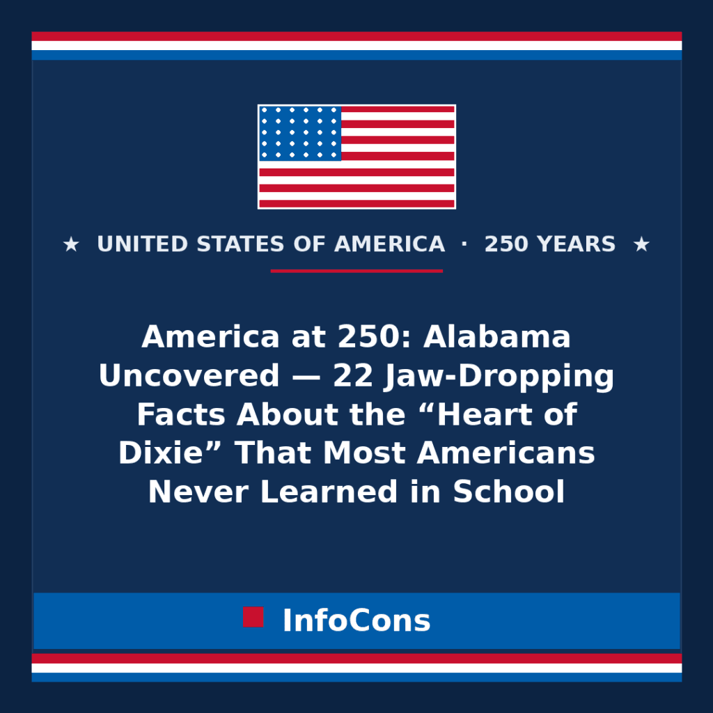America at 250: Alabama Uncovered — 22 Jaw-Dropping Facts About the “Heart of Dixie” That Most Americans Never Learned in School