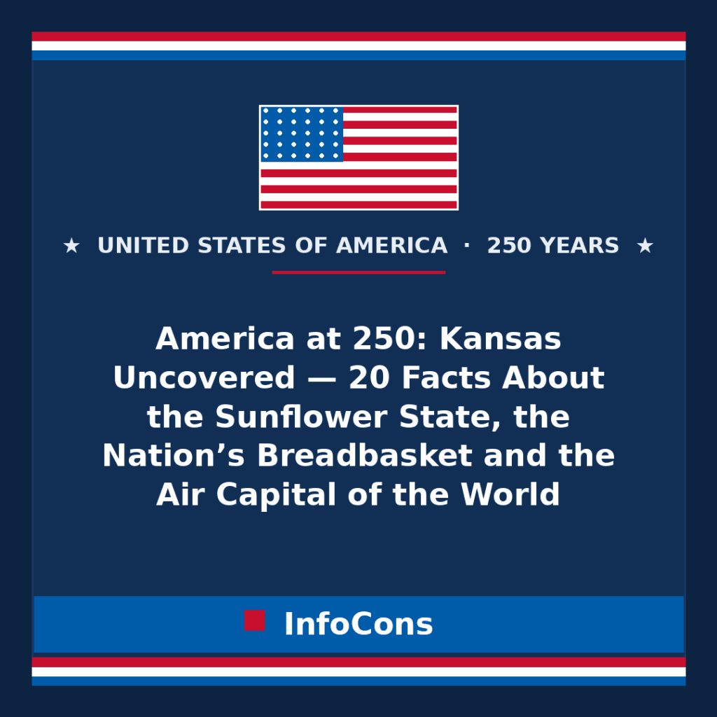 America at 250 : Kansas Uncovered — 20 Facts About the Sunflower State, the Nation’s Breadbasket and the Air Capital of the World