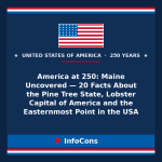 America at 250 : Maine Uncovered — 20 Facts About the Pine Tree State, Lobster Capital of America and the Easternmost Point in the USA