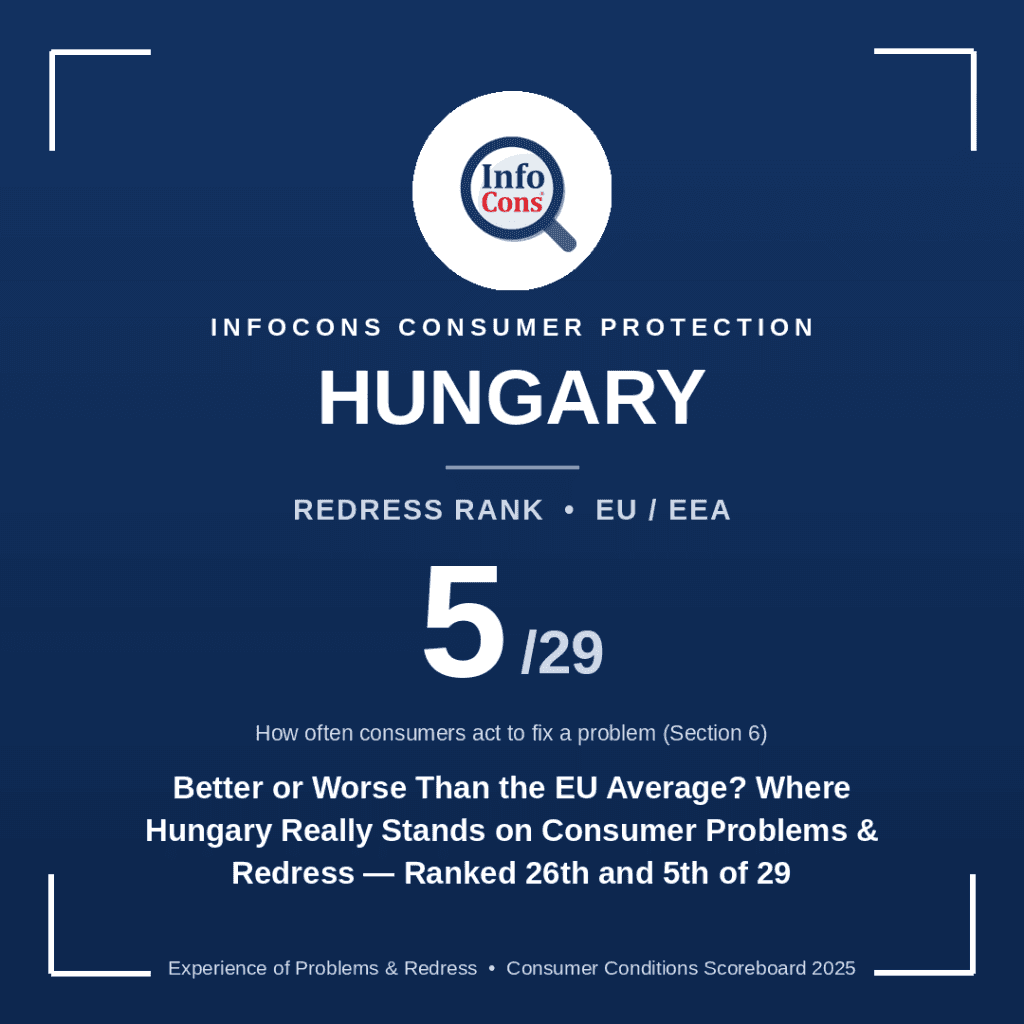 Better or Worse Than the EU Average ? Where Hungary Really Stands on Consumer Problems & Redress