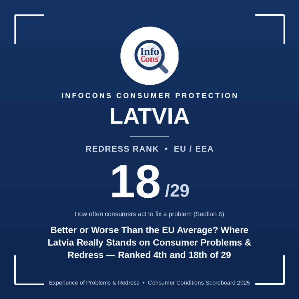 Better or Worse Than the EU Average ? Where Latvia Really Stands on Consumer Problems & Redress