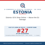 Estonia - 81% Shop Online - Above the EU Average