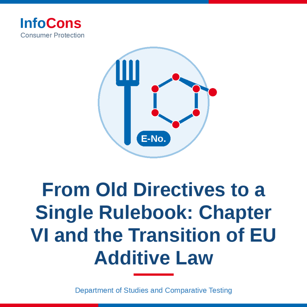 From Old Directives to a Single Rulebook - the Transition of EU Additive Law