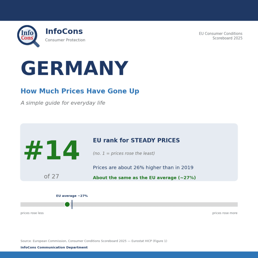Living in Germany ? Prices Are About 26% Higher Than in 2019