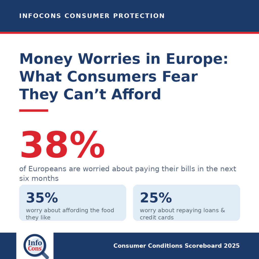 Money Worries Across Europe : What Are Consumers Most Afraid They Cant Afford in 2025