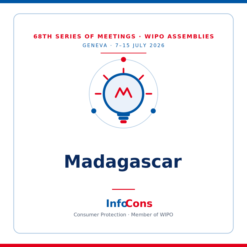 Official statement from the representatives of Madagascar 68th Series of Meetings of the Assemblies of the Member States of the Member States of the World Intellectual Property Organization - WIPO