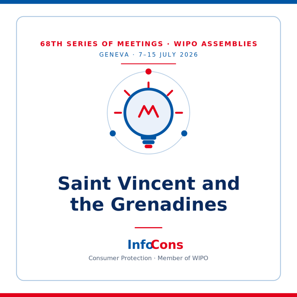 Official statement from the representatives of Saint Vincent and the Grenadines 68th Series of Meetings of the Assemblies of the Member States of WIPO