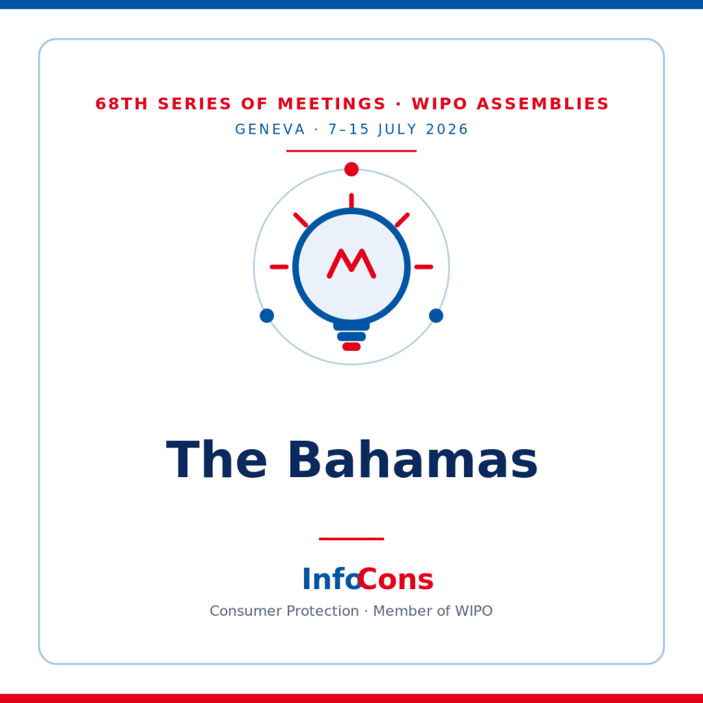 Official statement from the representatives of the Commonwealth of The Bahamas 68th Series of Meetings of the Assemblies of the Member States of WIPO