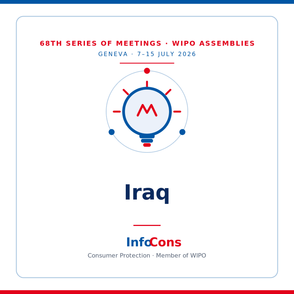 Official statement from the representatives of the Republic of Iraq 68th Series of Meetings of the Assemblies of the Member States of WIPO