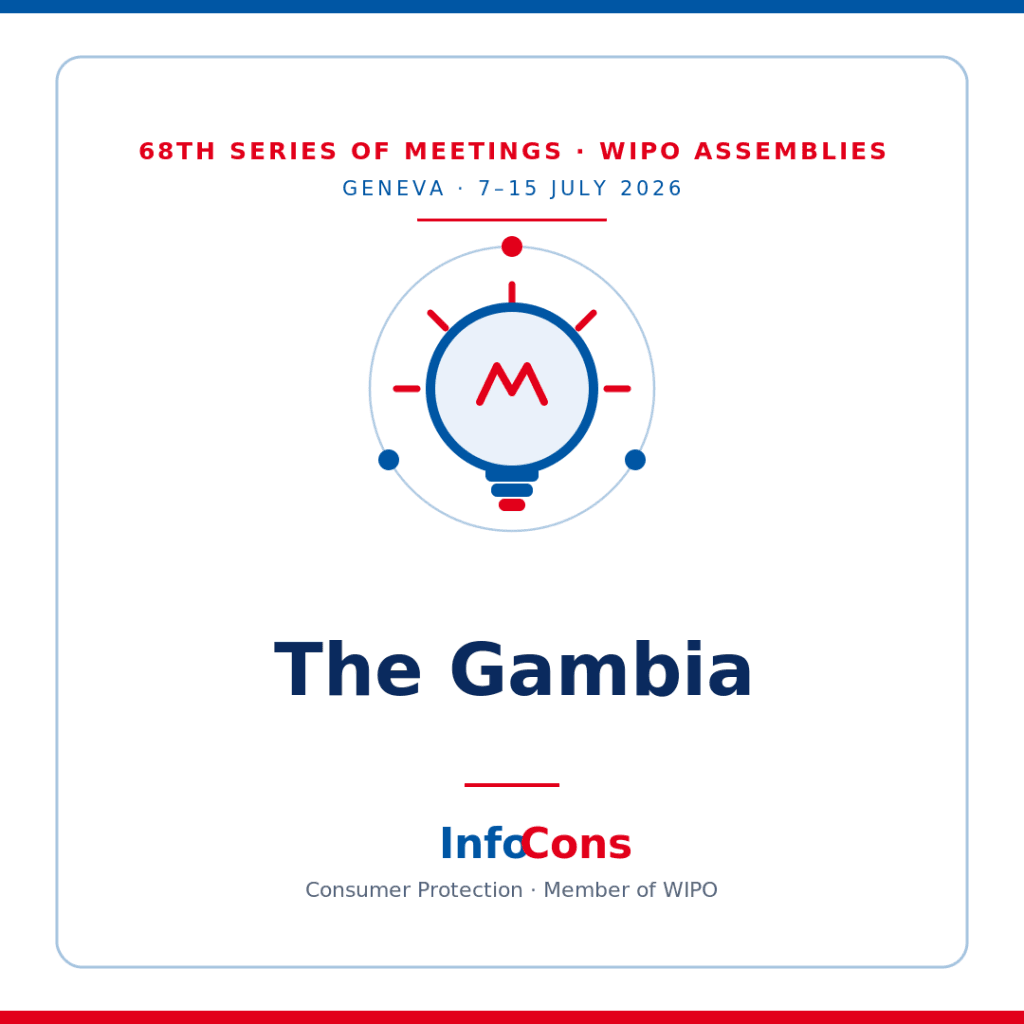 Official statement from the representatives of the Republic of The Gambia 68th Series of Meetings of the Assemblies of the Member States of WIPO
