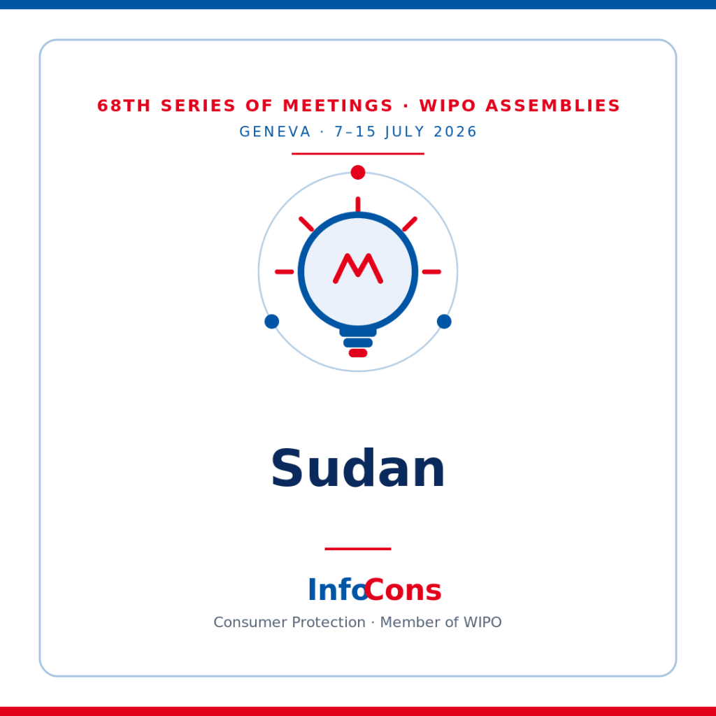 Official statement from the representatives of the Republic of the Sudan 68th Series of Meetings of the Assemblies of the Member States of WIPO