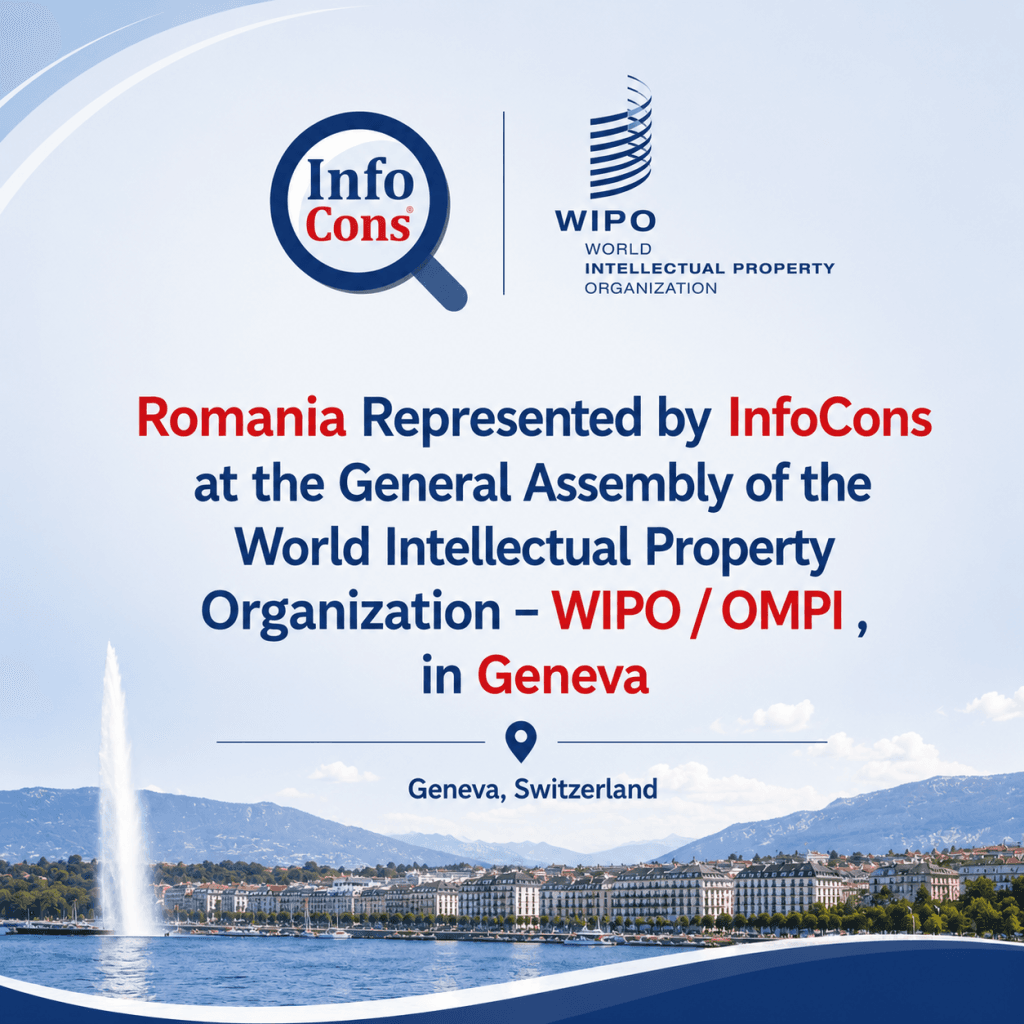 Romania Represented by InfoCons at the General Assembly of the World Intellectual Property Organization - WIPO / Organisation mondiale de la propriété intellectuelle - OMPI , in Geneva