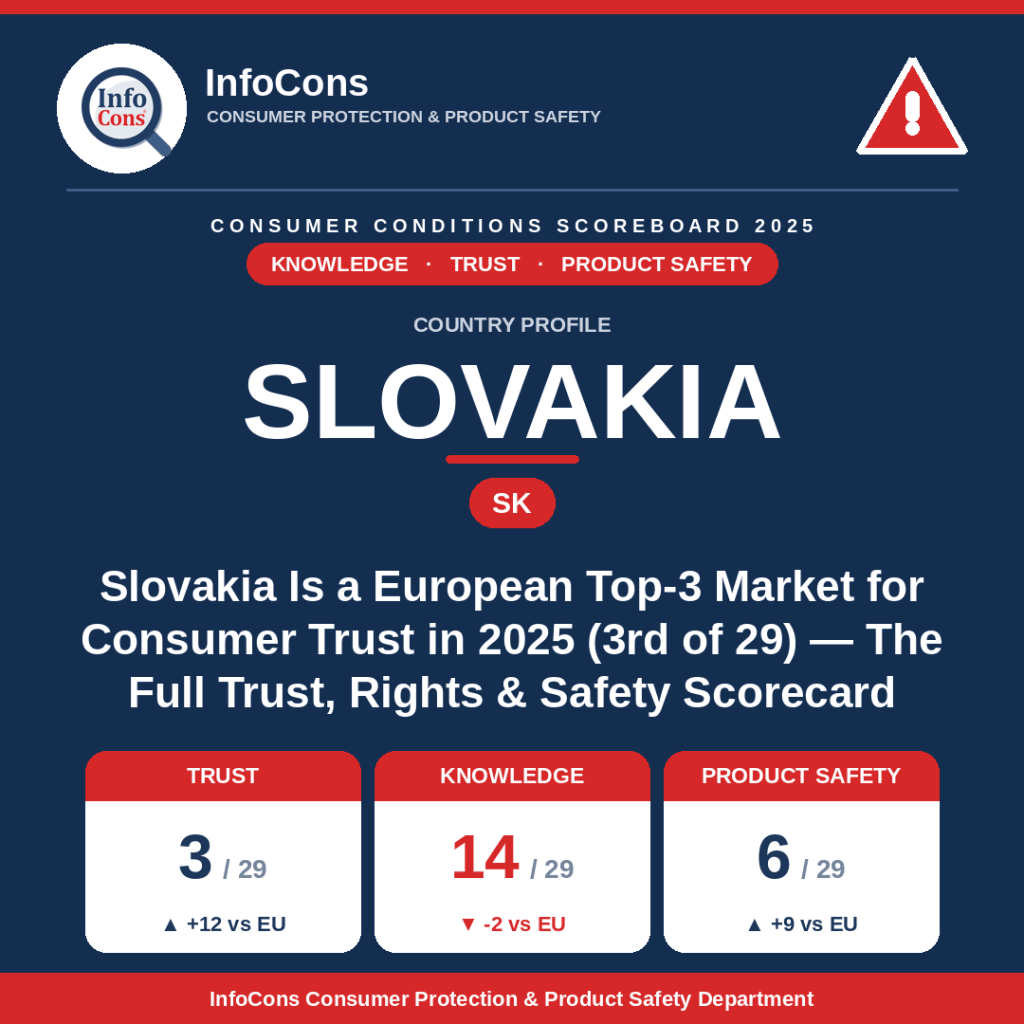 Slovakia Is a European Top-3 Market for Consumer Trust in 2025 - The Full Trust, Rights and Safety Scorecard