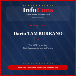 Who is Dario TAMBURRANO The MEP from Italy That Represents You in Europe - InfoCons Consumer Protection Informs You