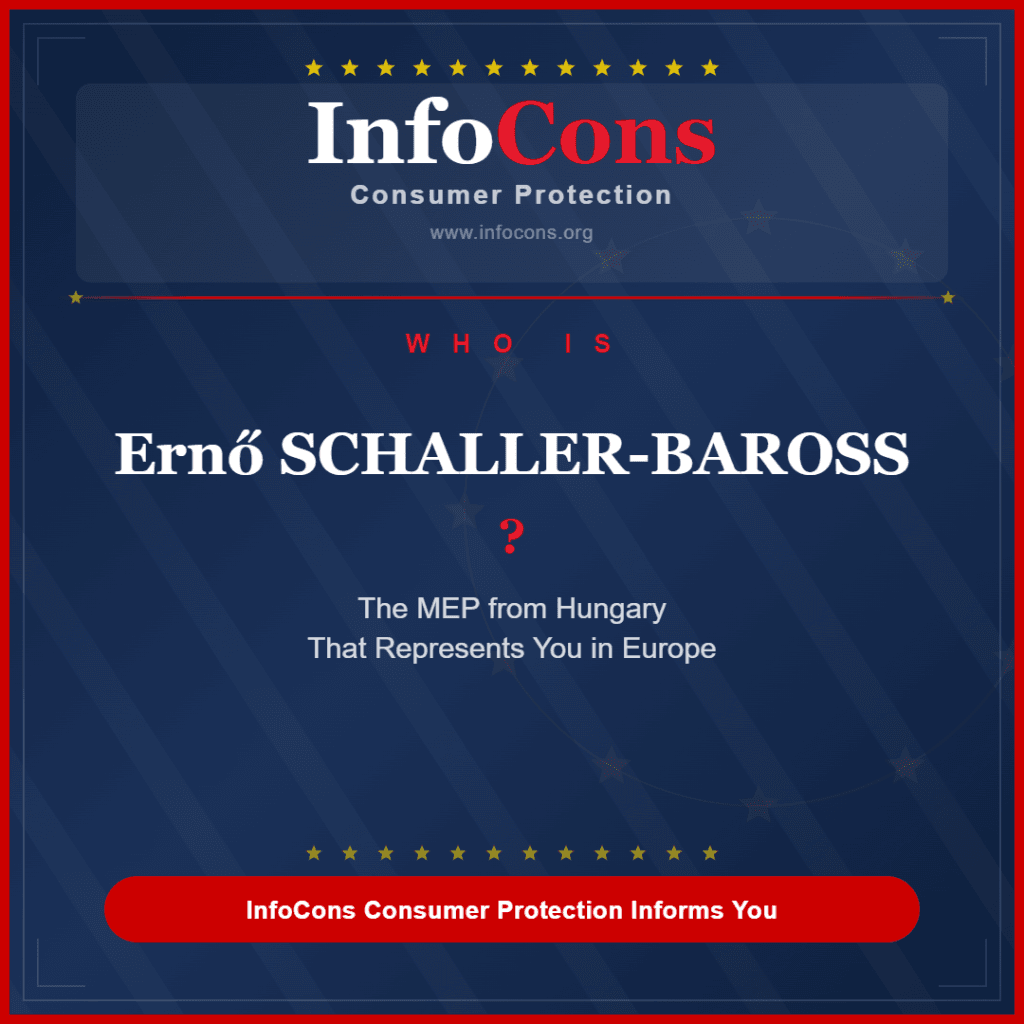 Who is Ernő SCHALLER-BAROSS The MEP from Hungary That Represents You in Europe - InfoCons Consumer Protection Informs You