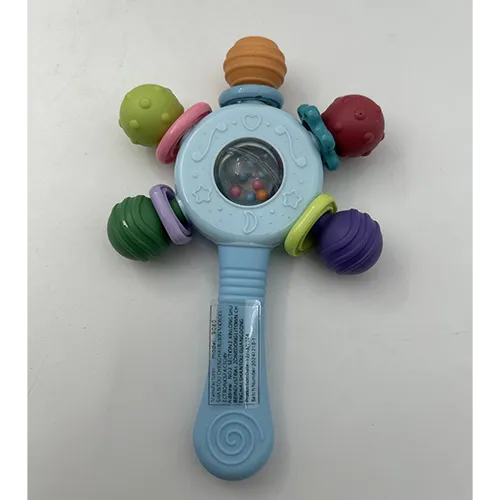 Toy rattle with five teething balls.