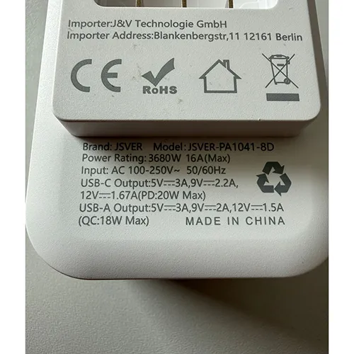 JSVER - Travel adaptor set