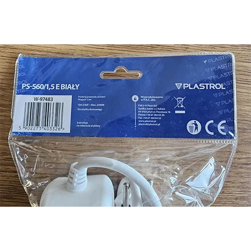 PLASTROL - Extension lead