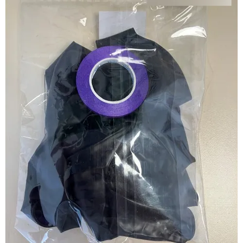 Latex balloons in black colour.