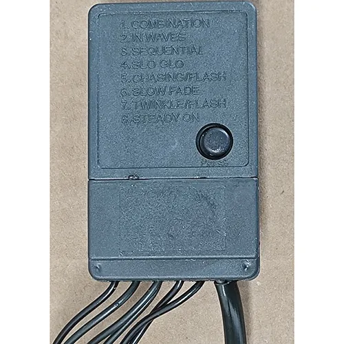 Lighting chain intended for interconnection, which contains 240 non-replaceable LED light sources. The product includes a device for changing lighting modes.