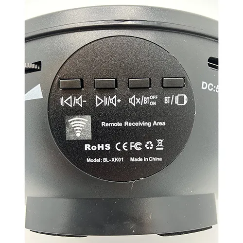 Black starry projector.