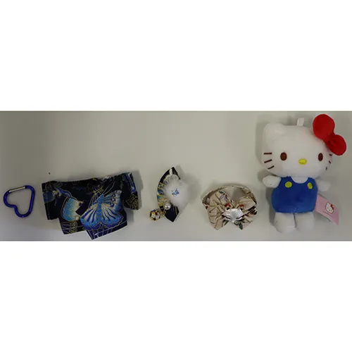 Hello Kitty - Key ring with soft toy