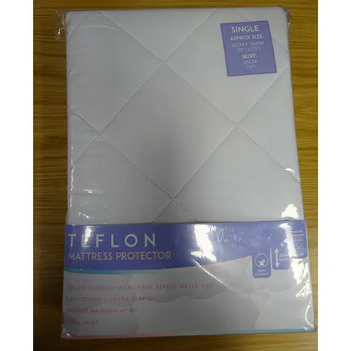 Teflon mattress protector.
