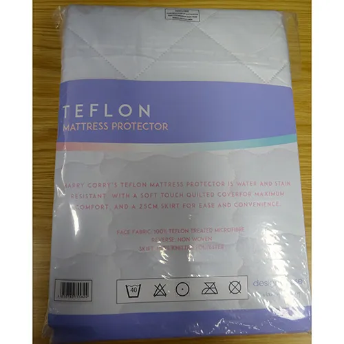 Teflon mattress protector.
