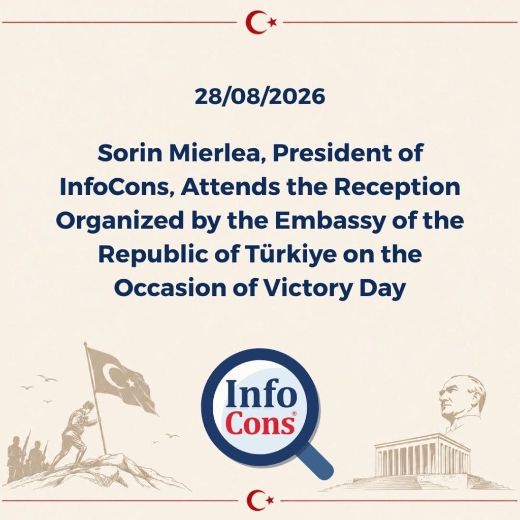 Sorin Mierlea , President of InfoCons Consumer Protection , Attends the Reception Organized by the Embassy of the Republic of Türkiye on the Occasion of Victory Day
