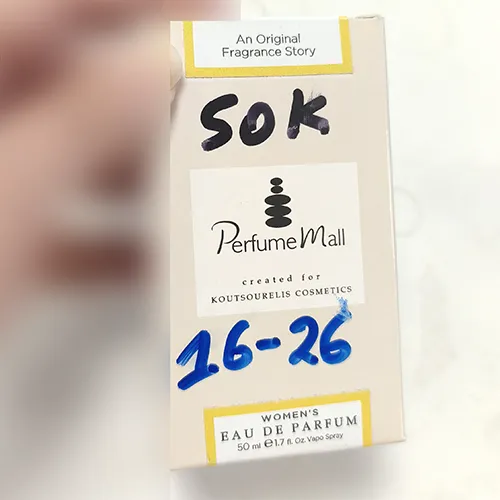 Eau de parfum spray, 50ml.
