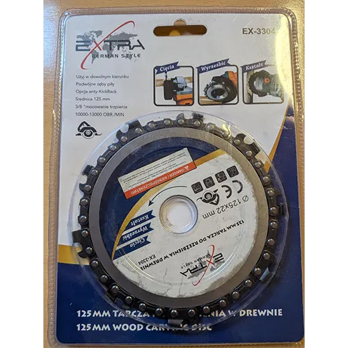 Extra - Circular saw blade for angle grinder