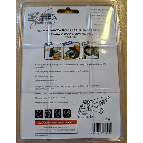 Extra - Circular saw blade for angle grinder