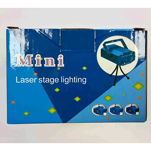 Blue laser projector.