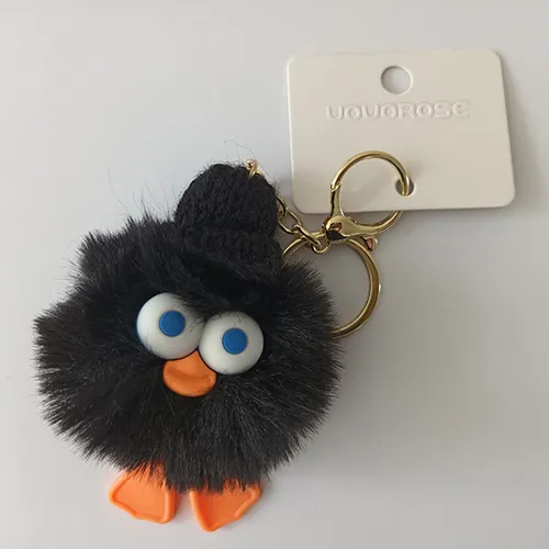 UOUOROSE - Key ring with soft toy